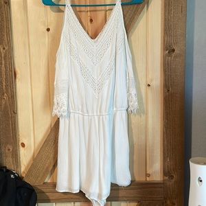 Medium White Romper